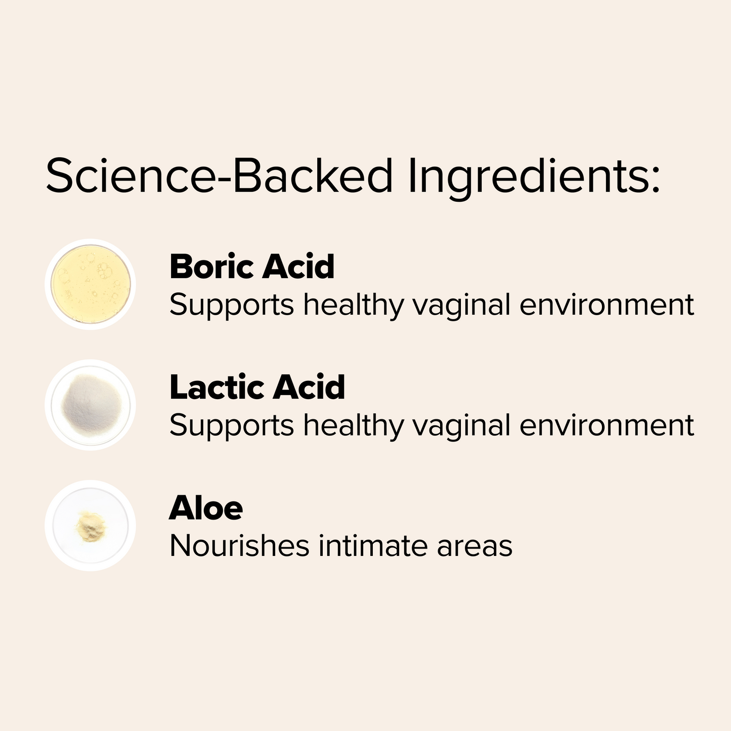 Boric Acid Vaginal Suppository